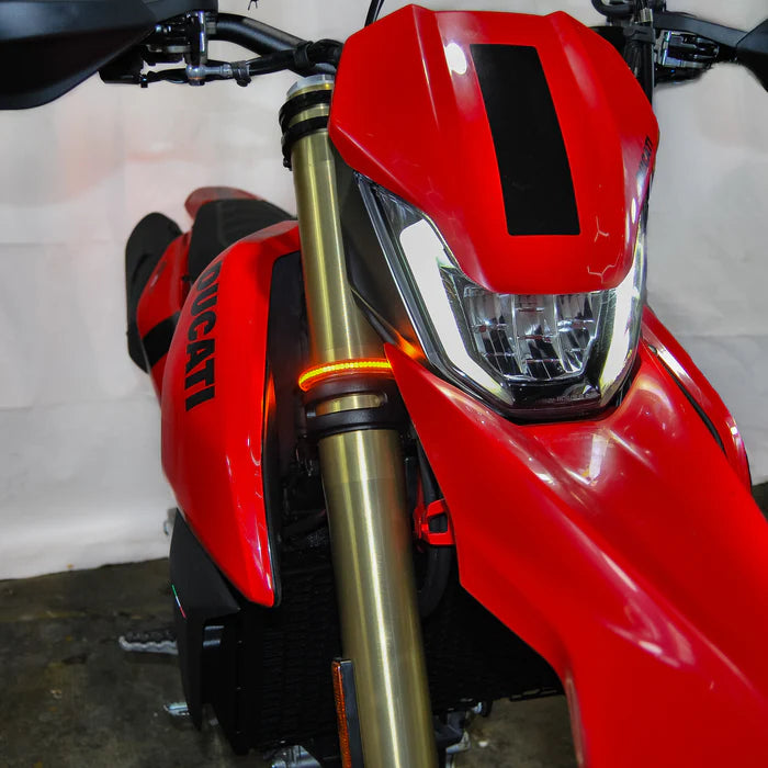 Ducati Hypermotard 698 Front LED Turn Signals by New Rage Cycles