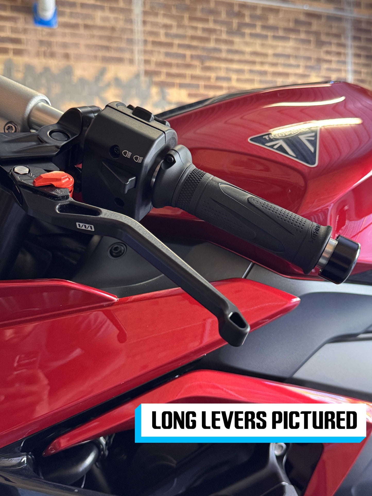 2024-2025 Triumph Daytona 660 Shorty Clutch and Brake Levers