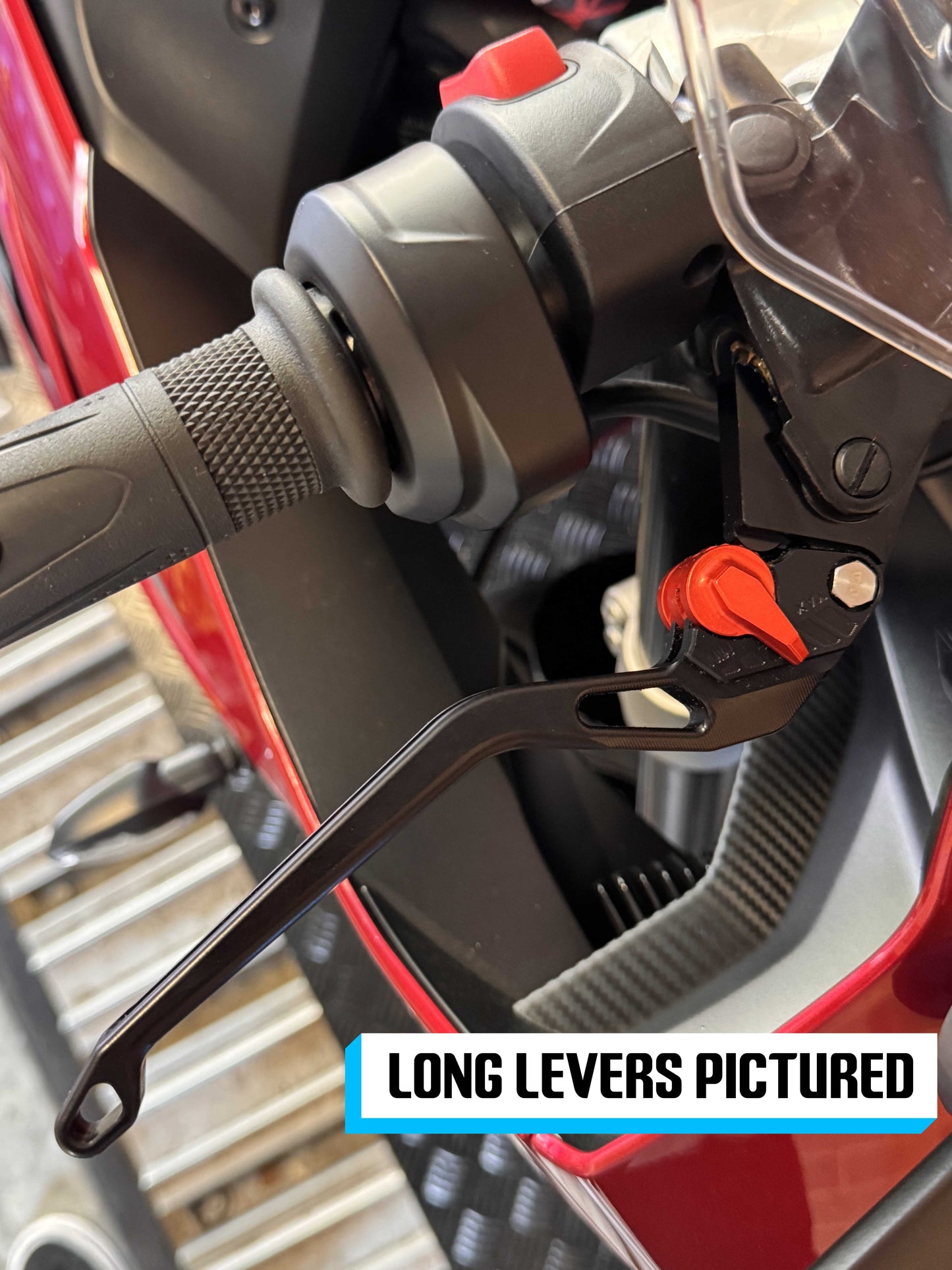 2024-2025 Triumph Daytona 660 Long Clutch and Brake Levers