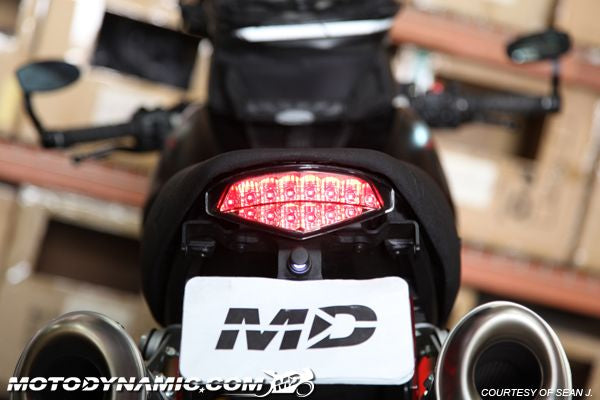 2009-2014 Ducati Monster 696 Integrated Sequential LED Tail Light