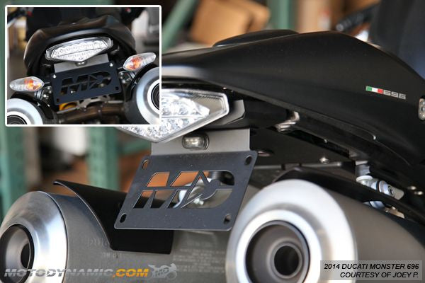 2009-2014 Ducati Monster 696 Fender Eliminator Kit / Tail Tidy