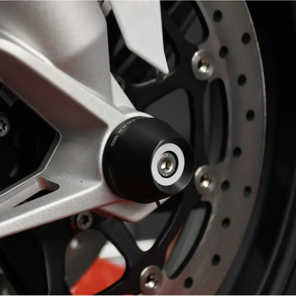 2006-2010 Aprilia Tuono Fork Axle Sliders by Womet-Tech