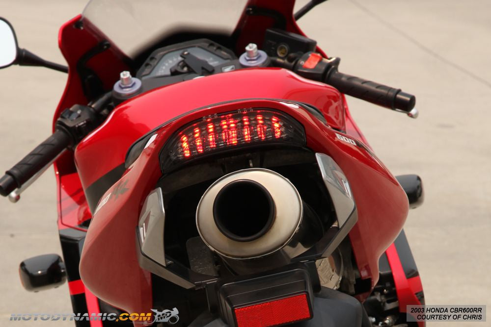 2003-2006 Honda CBR600RR Integrated Sequential LED Tail Light