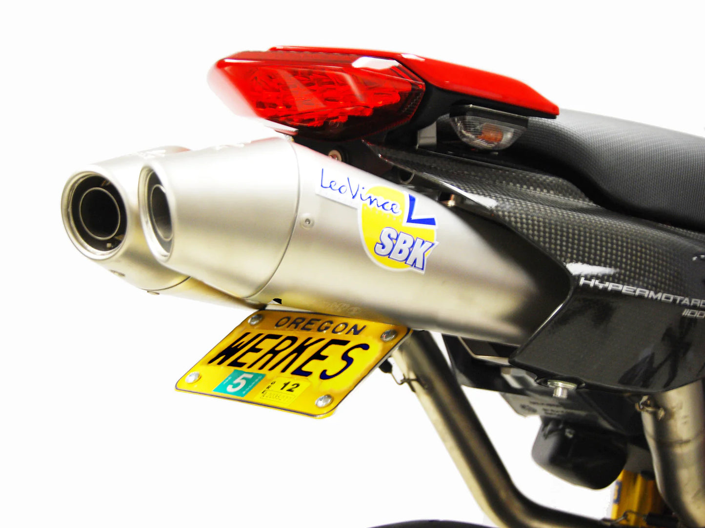 2007-2012 Ducati Hypermotard 796 1100 Fender Eliminator / Tail Tidy with Turn Signals