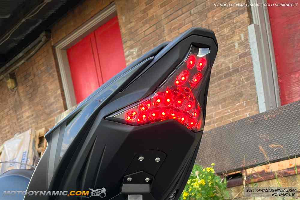2019-2026 Kawasaki ZX6R Integrated Sequential LED Tail Light