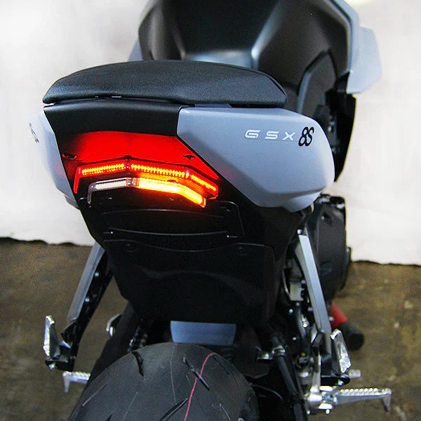 2024-2025 Suzuki GSX8R Tail Tidy / Fender Eliminator with LED Turn signals by New Rage Cycles