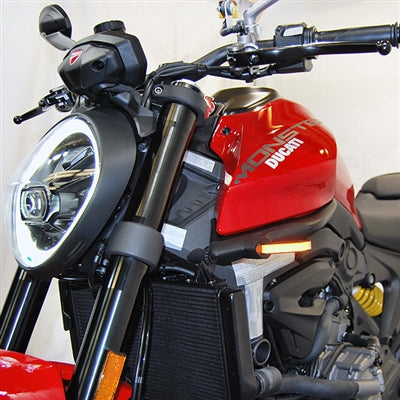 2021-2025 Ducati Monster 937 Front LED Turn Signals by New Rage Cycles