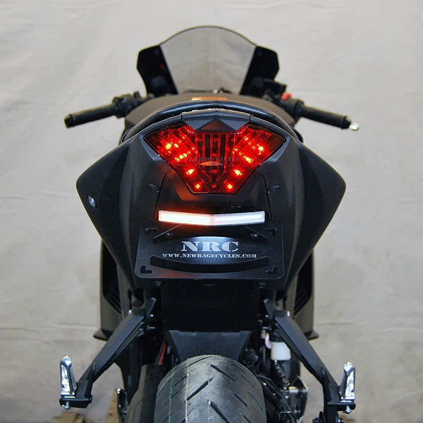 2019-2024 Yamaha R3 Fender Eliminator / Tail Tidy with LED Turn Signals by New Rage Cycles