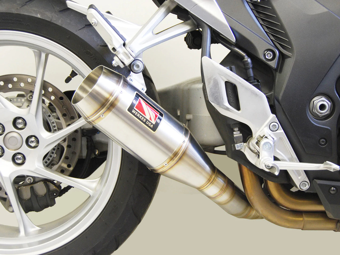 2010-2013 Honda VFR1200 Exhaust by Competition Werkes. Honda VFR1200 Exhaust
