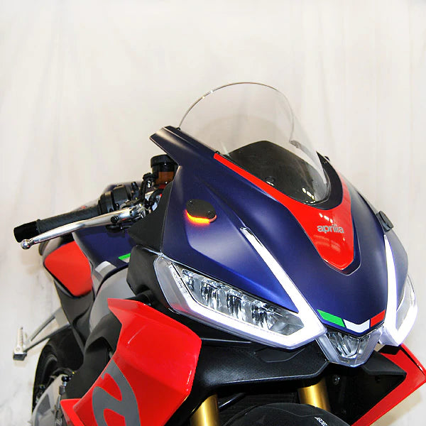 2020-2025 Aprilia RS660 Mirror Block Off LED Turn Signals by New Rage Cycles