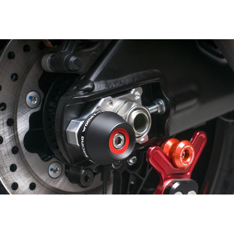 2013-2018 Kawasaki ZX6R Axle Block Crash Protectors