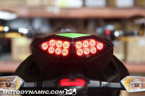 2010-2013 Kawasaki Z1000 Integrated Sequential LED Tail Light