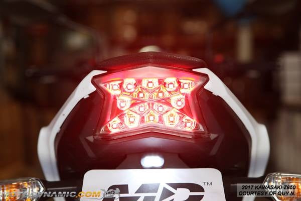 2017-2025 Kawasaki Ninja 650 Integrated Sequential LED Tail Light
