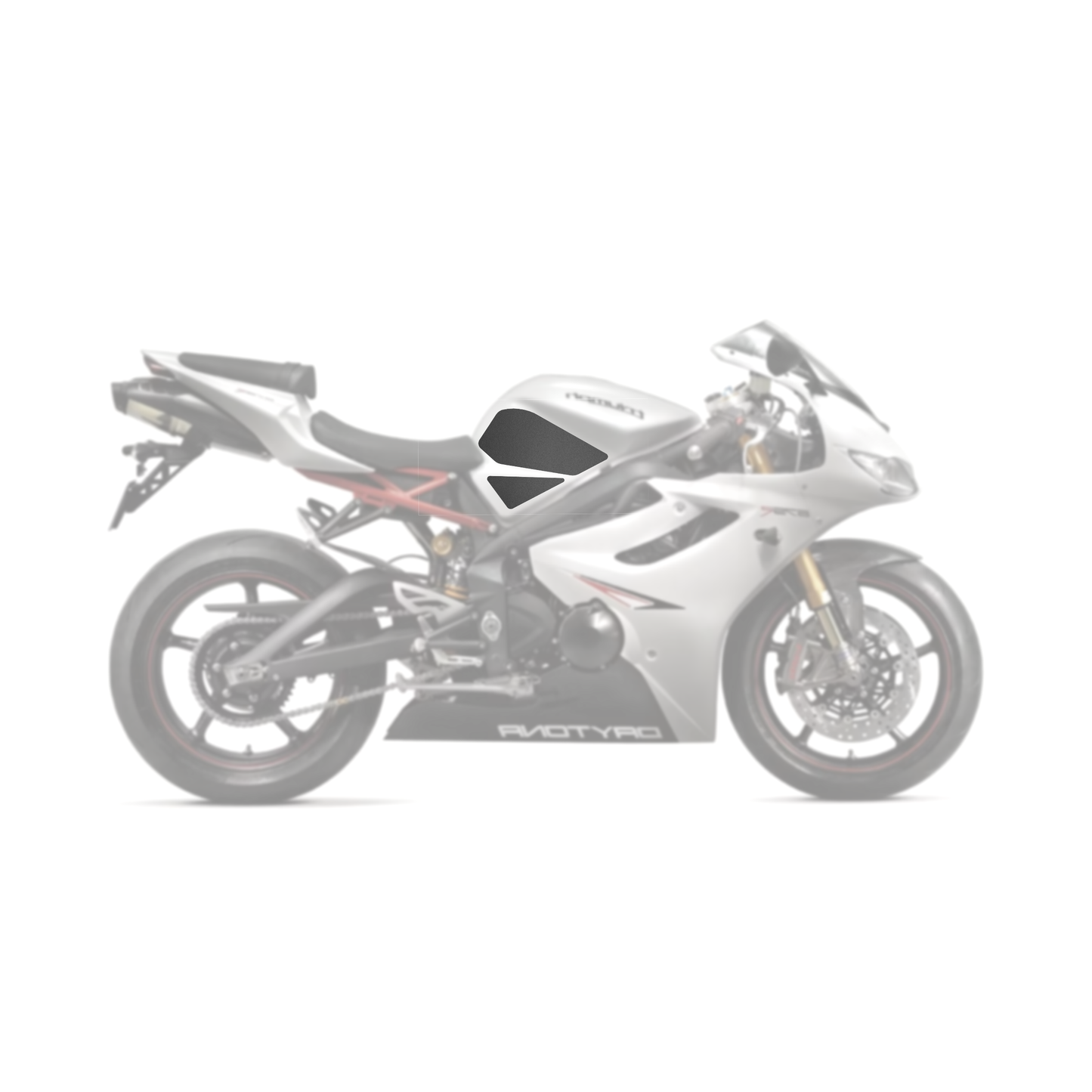 2011-2012 Triumph Daytona 675R Tank Pads