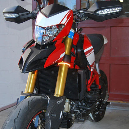 Ducati Scrambler Desert Sled Rage 360 Fork Mount LED Turn Signals