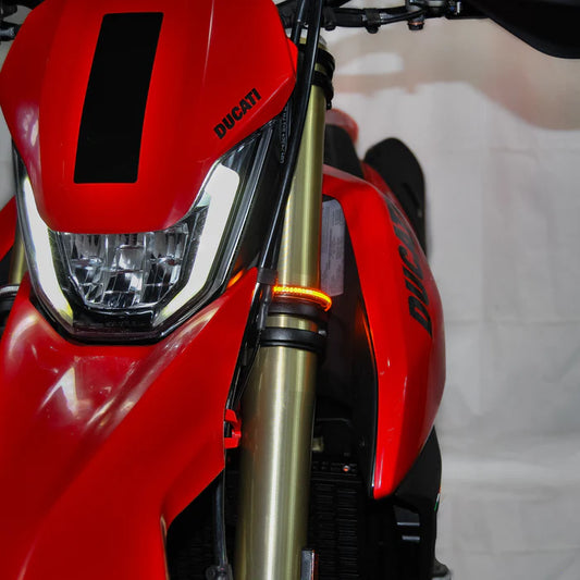 Ducati Hypermotard 698 Front LED Turn Signals by New Rage Cycles