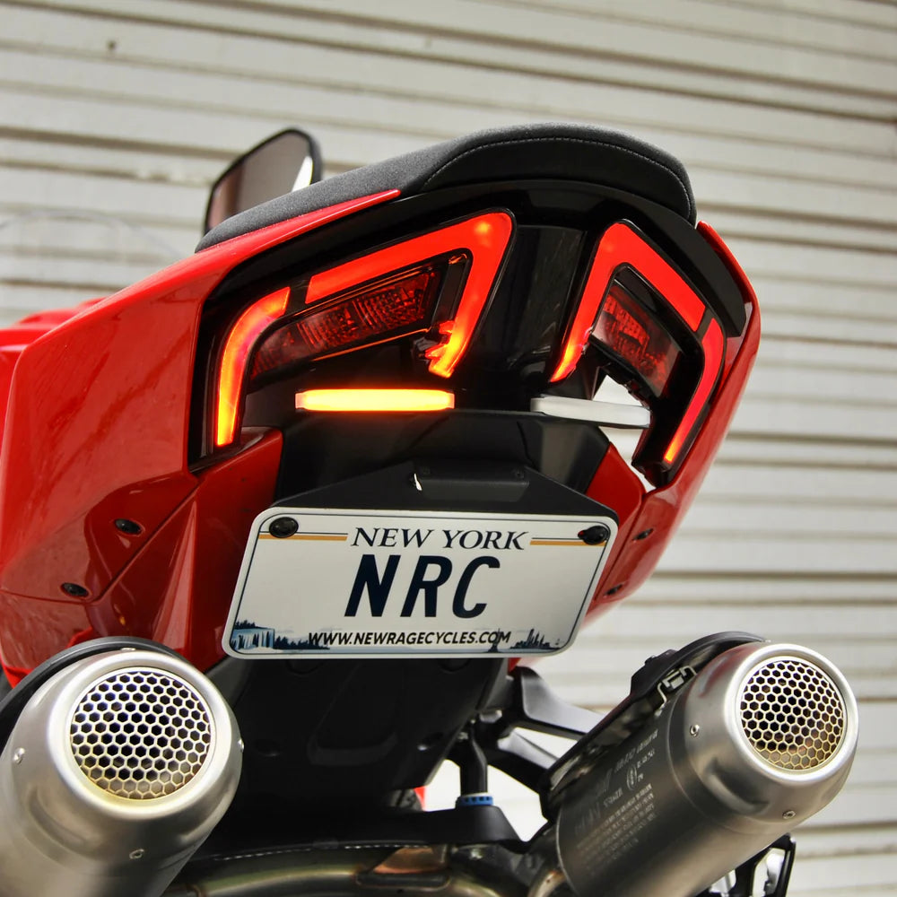 2025 Ducati Streetfighter V4 Tail Tidy with Turn Signals (Passenger Seat Compatible)