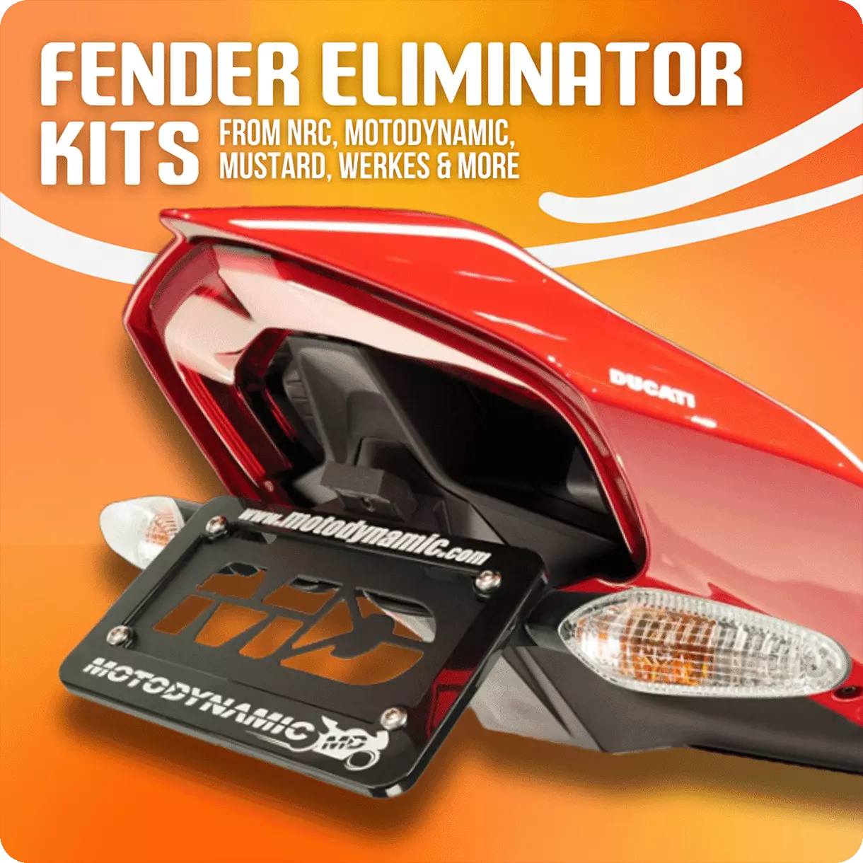 Fender Eliminators and Tail Tidy Kits from Motodynamic, Mustard, NRC and more
