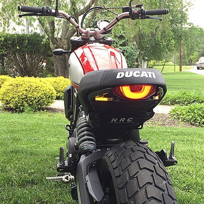 Ducati Scrambler Cafe Racer Tail Tidy with LED Turn Signals