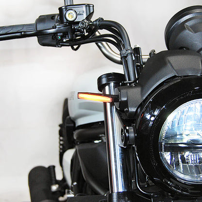 Kawasaki Eliminator 450 LED Front Turn Signals by New Rage Cycles