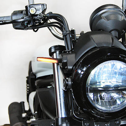 Kawasaki Eliminator 450 LED Front Turn Signals by New Rage Cycles