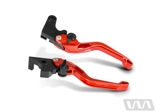 BMW R NineT Shorty Levers (Red)