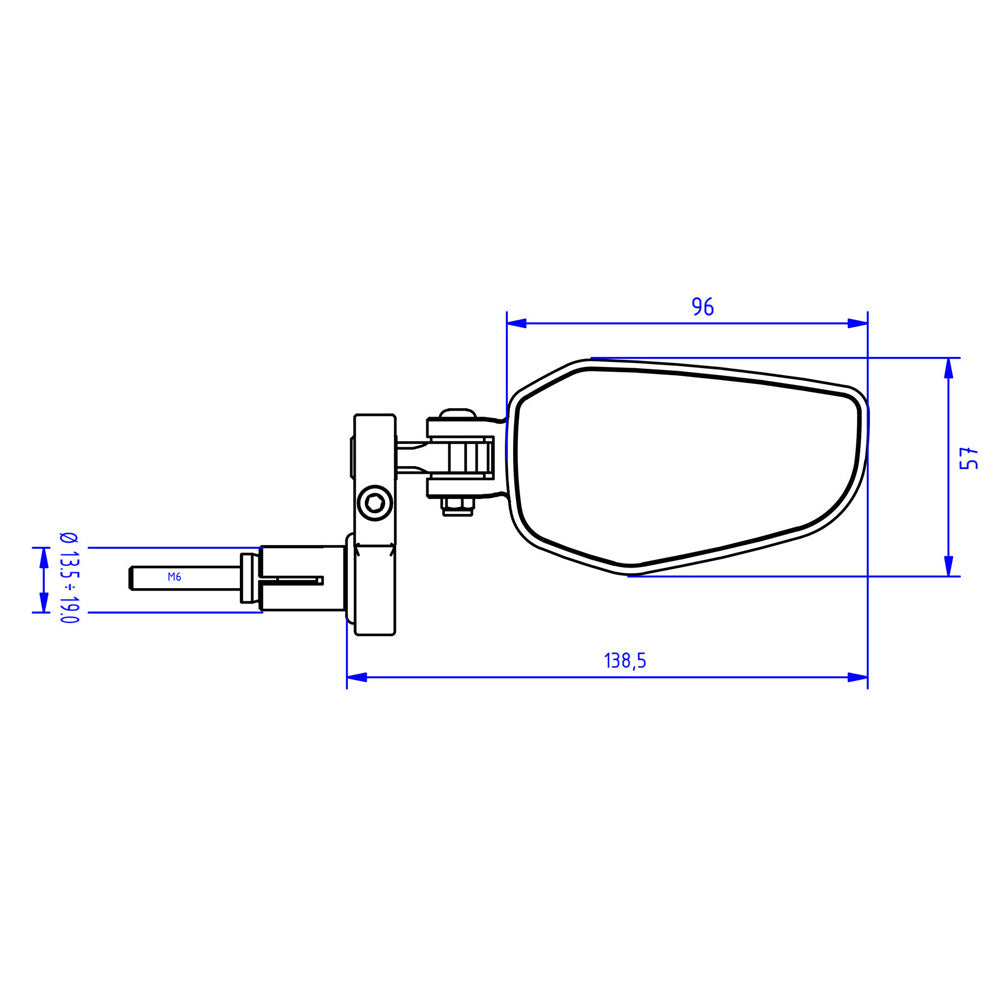 2014-2025 Yamaha MT07 Bar End Mirrors