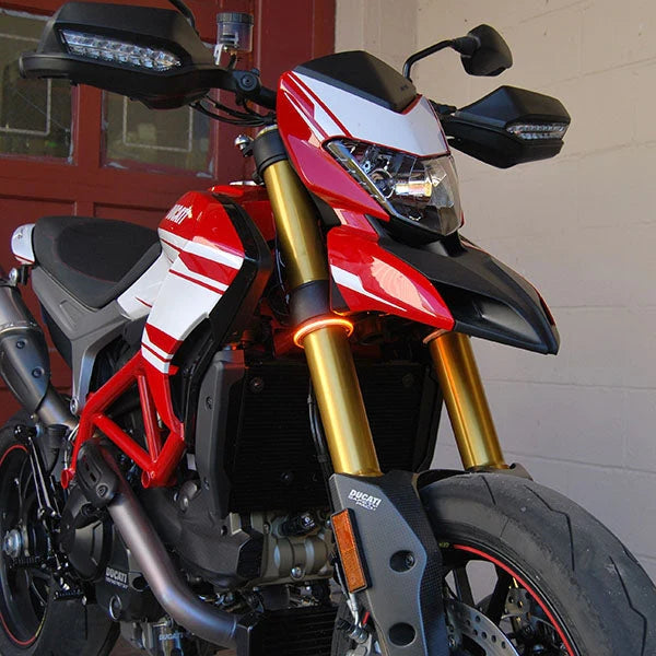 Ducati Monster 1200R Rage 360 Fork Mount LED Turn Signals