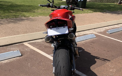 2025 Ducati Streetfighter V4 Tail Tidy / Fender Eliminator Kit by Mustard Bikes