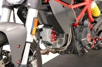 2017-2021 Ducati Monster 797 Radiator Guard by CNC Racing