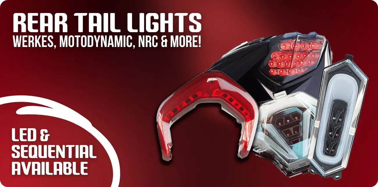 Sequential Integrated Tail Lights from Competition Werkes and Motodynamic