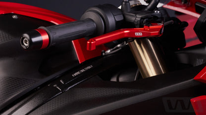 BMW R NineT Shorty Levers (Red)