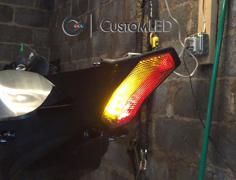 2022-2025 Yamaha R7 Integrated Tail Light by Custom LED (Blaster-X ...