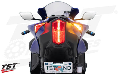 2022-2025 Yamaha R7 Integrated Tail Light In-Vent Turn Signals