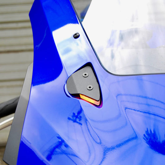 2025 Yamaha R9 Mirror Block Off Turn Signals by New Rage Cycles