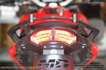 2010-2014 Ducati Multistrada 1200 Integrated Sequential LED Tail Light