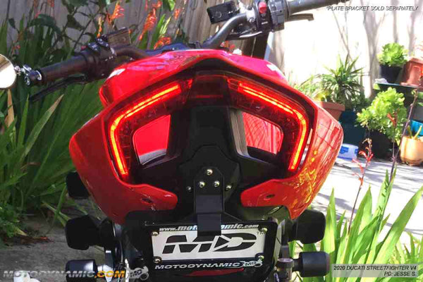2020-2024 Ducati Streetfighter V4 LED Tail Light with Integrated Sequential Turn Signals