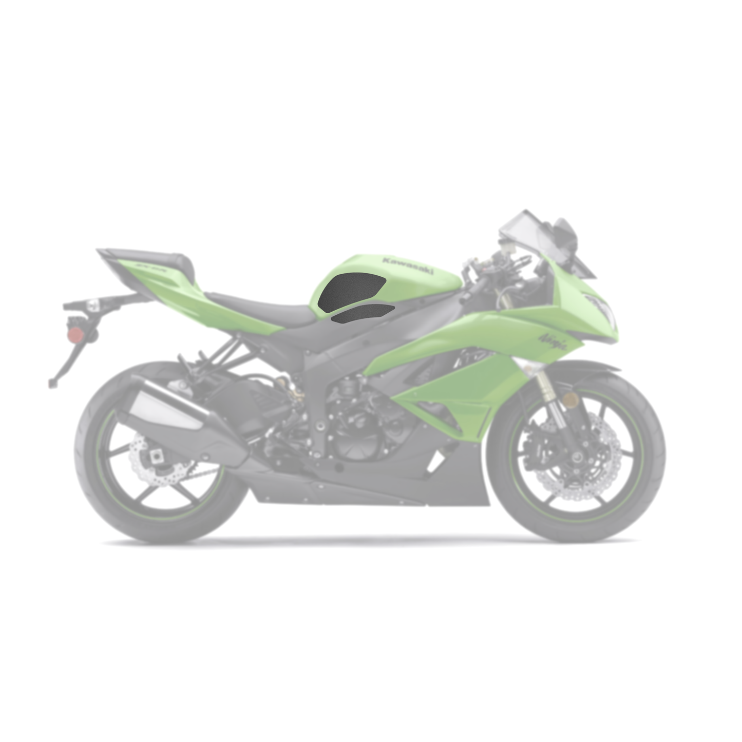 2009-2012 Kawasaki ZX6R Tank Pads