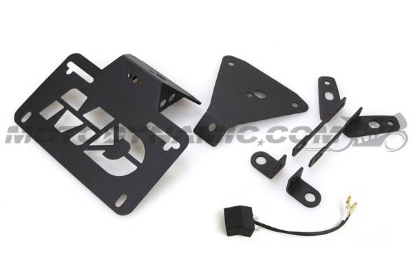2011-2020 Aprilia Tuono Fender Eliminator / Tail Tidy with LED Plate Light
