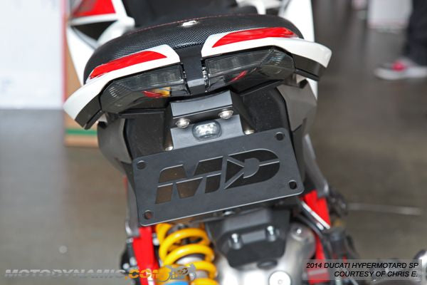2013-2018 Ducati Hypermotard Fender Eliminator Kit / Tail Tidy by Motodynamic