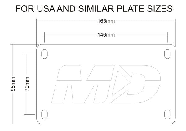 2013-2018 Ducati Hypermotard Fender Eliminator Kit / Tail Tidy by Motodynamic