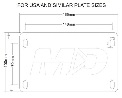 2010-2014 Ducati Multistrada 1200 Fender Eliminator / Tail Tidy Kit