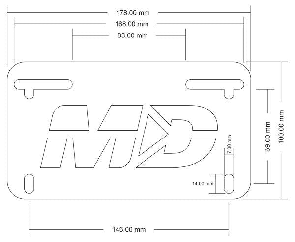 2016-2019 Ducati Monster 1200R Fender Eliminator Kit