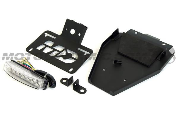 2016-2019 Triumph R Thruxton Fender Eliminator Kit and LED Tail Light in Clear Lens