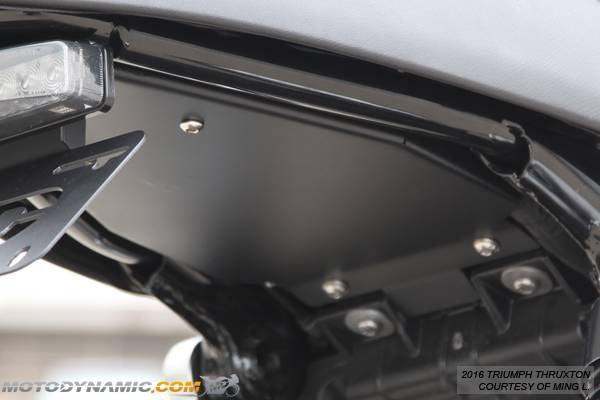 2016-2019 Triumph R Thruxton Fender Eliminator Kit and LED Tail Light in Clear Lens