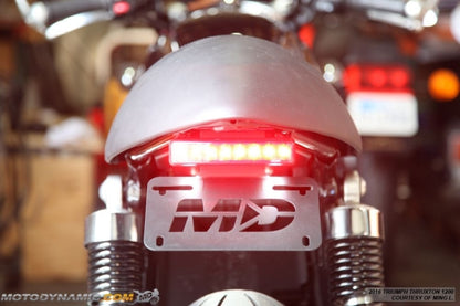 2016-2018 Triumph R Thruxton Fender Eliminator Kit with LED Tail Light in Smoked Lens