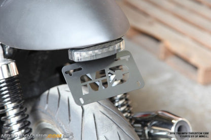 2016-2018 Triumph R Thruxton Fender Eliminator Kit with LED Tail Light in Smoked Lens
