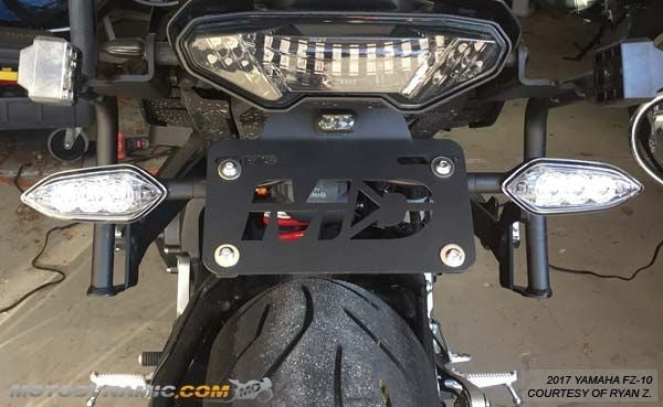 2017-2021 Yamaha MT10 Fender Eliminator Kit / Tail Tidy