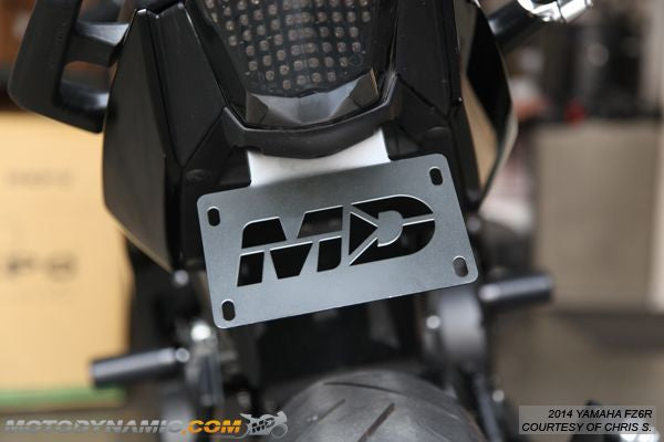 2009-2017 Yamaha FZ6R  Tail Tidy / Fender Eliminator with Plate Light