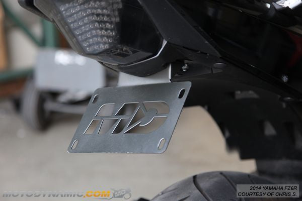 2009-2017 Yamaha FZ6R  Tail Tidy / Fender Eliminator with Plate Light